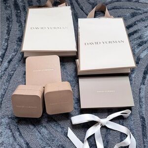 David Yurman Tan and White Packaging Collection